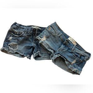 2 pairs of your Abercrombie kids jeans shorts!